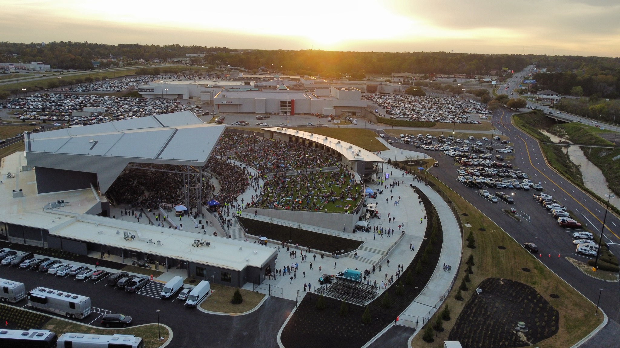 Atrium Health Amphitheater — fire protection by M&L Sprinkler